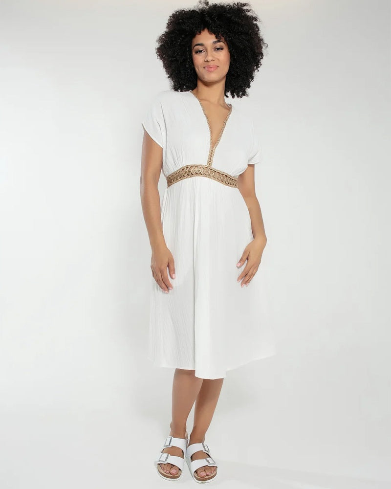 Nooki Layla Dress - Ecru