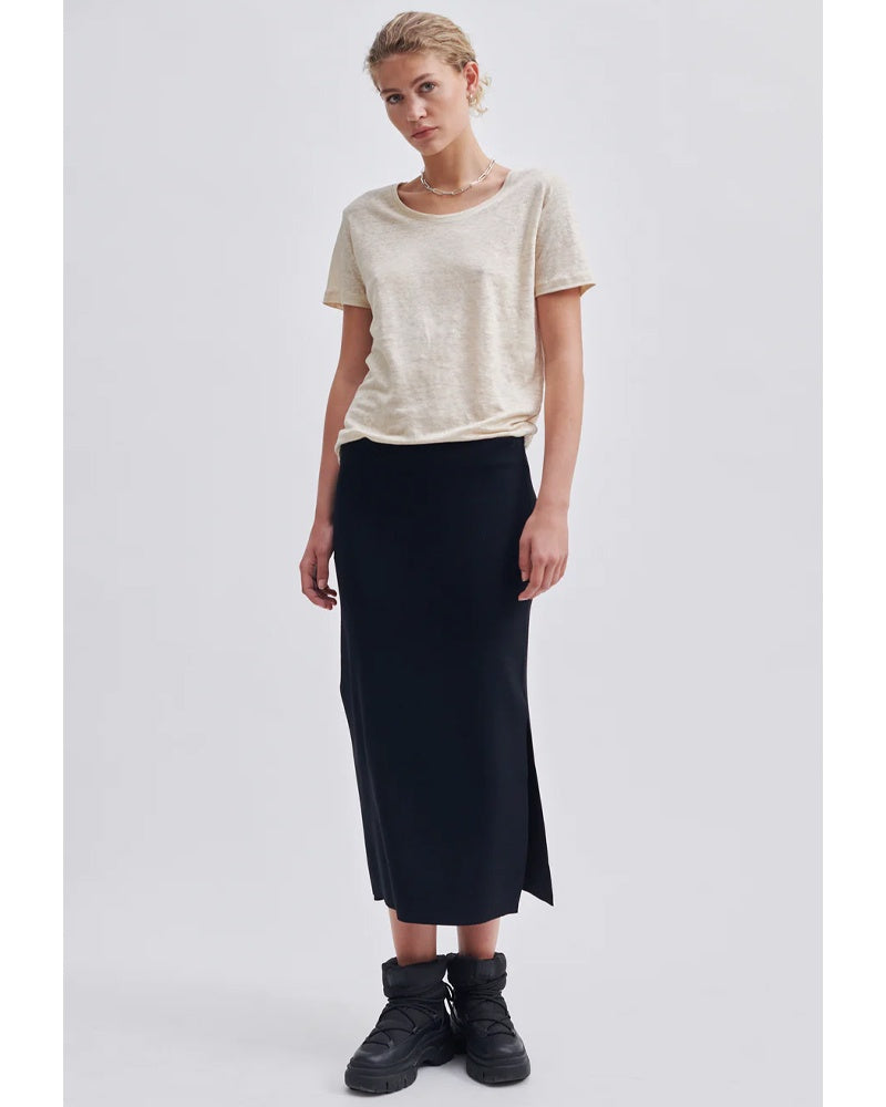 Second Female Corentine Knit Skirt Black