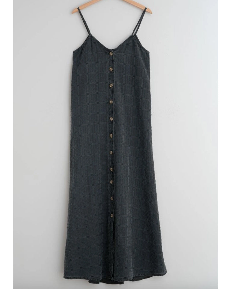 Indi and Cold Dress AD351 - Charcoal