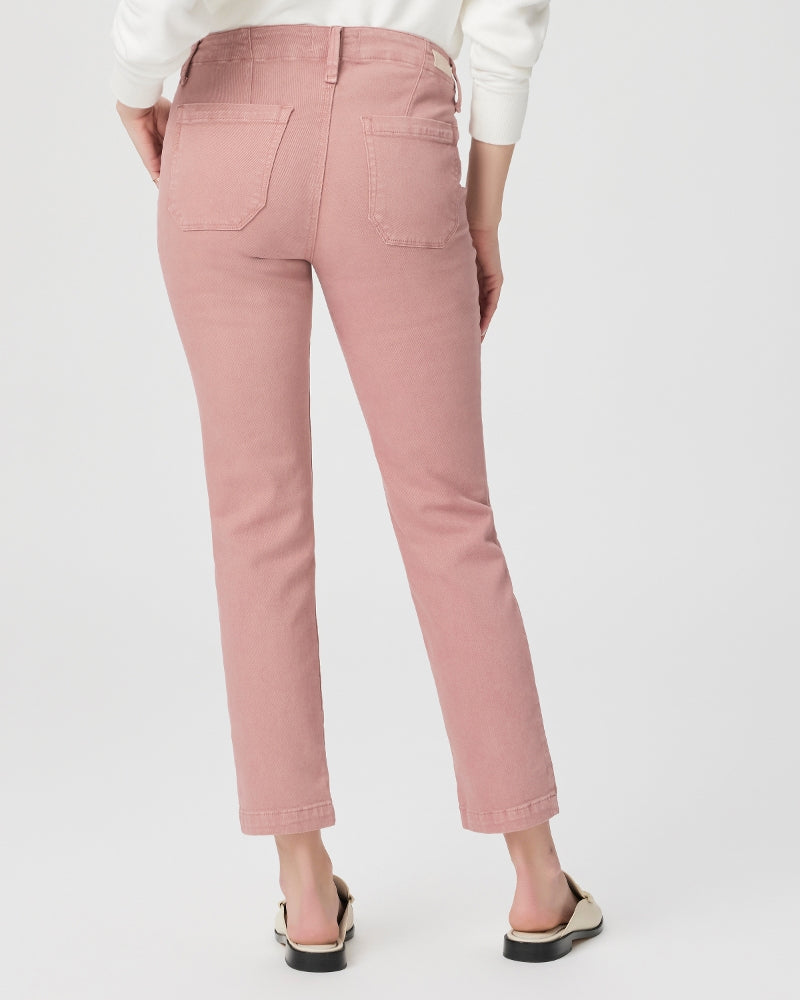 Paige Mayslie Straight Jeans - Vintage Dark Rose Blush
