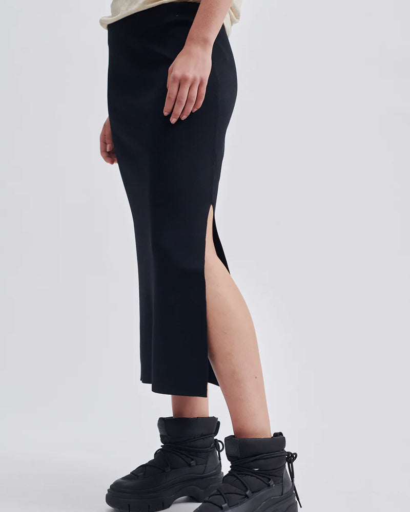 Second Female Corentine Knit Skirt - Black