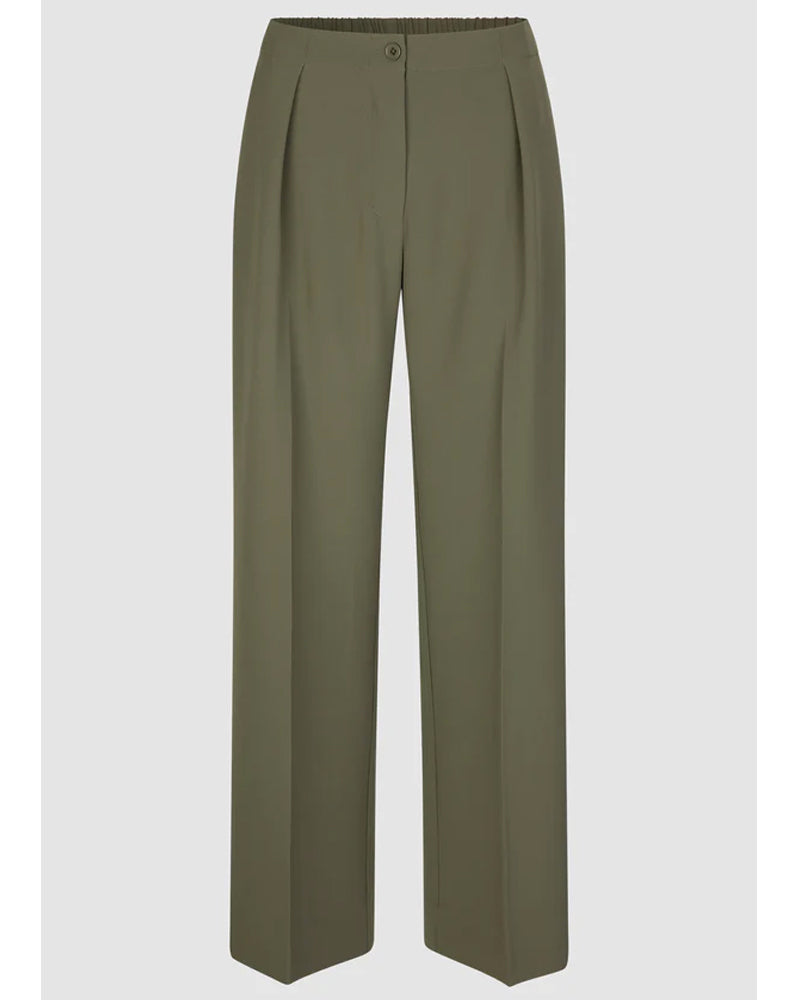 Second Female Fique Wide Trousers - Sea Turtle