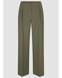 Second Female Fique Wide Trousers - Sea Turtle