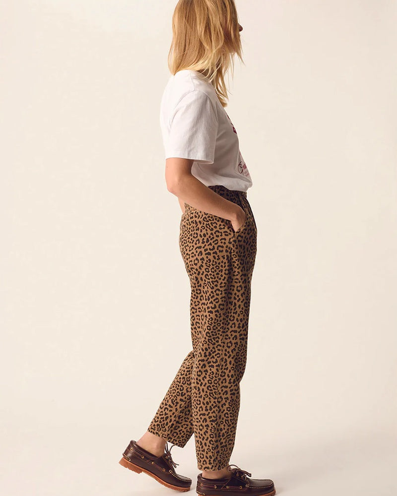 Des Petits Hauts Sagus Trousers - Leopard