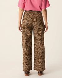 Des Petits Hauts Saga Trousers - Leopard
