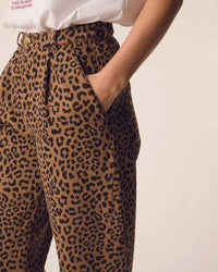Des Petits Hauts Sagus Trousers - Leopard