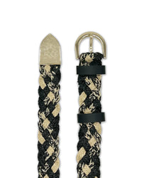 Nooki Serena Plaited Belt - Black Mix