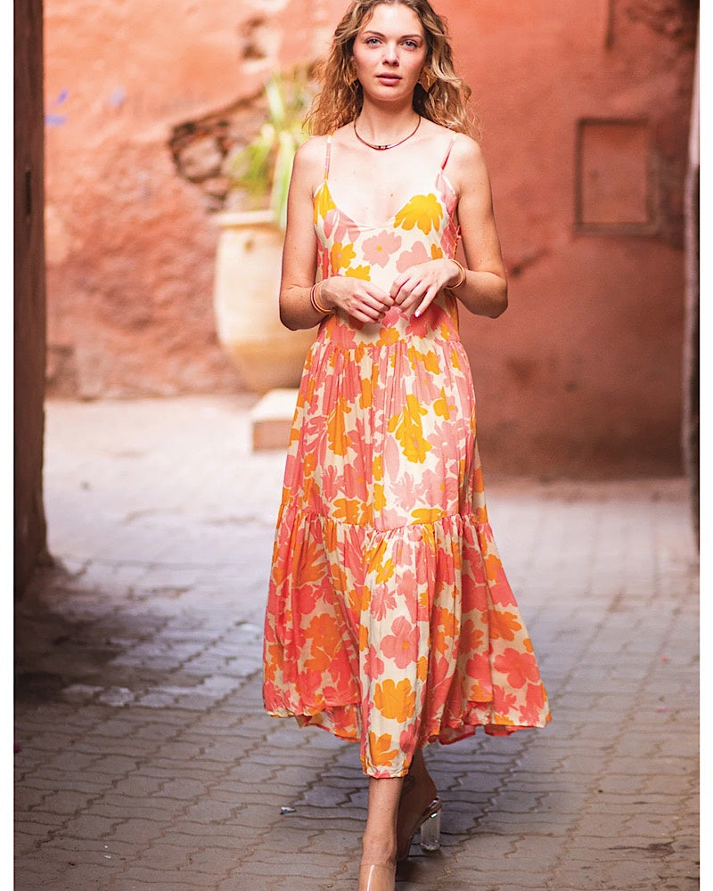 Poppyfield Dina Dress - Coquita Anis