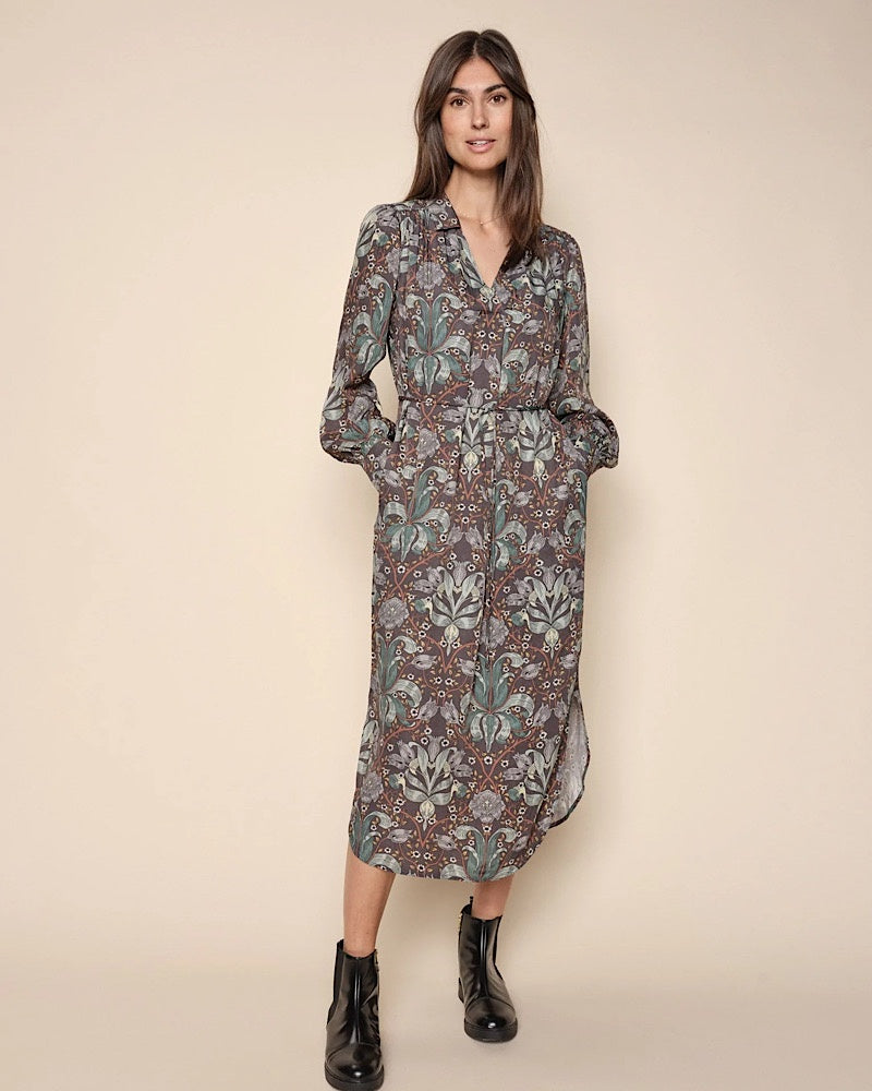 Mos Mosh Aldo Amarlia Dress - Asphalt