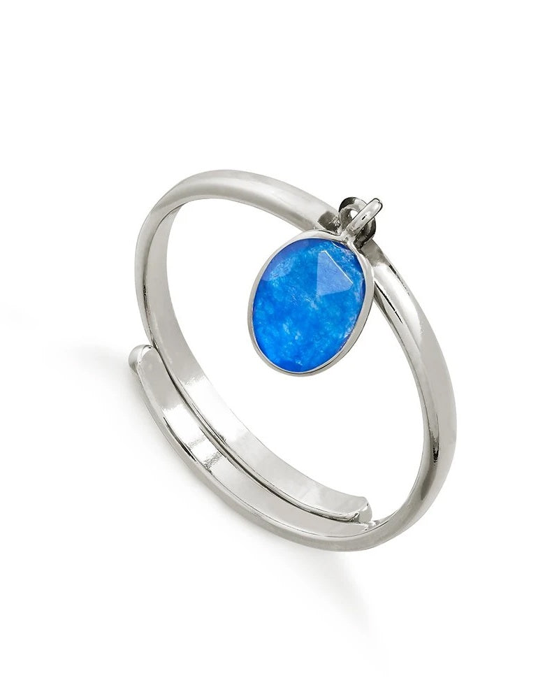 SVP Rio Silver Ring - Blue Quartz