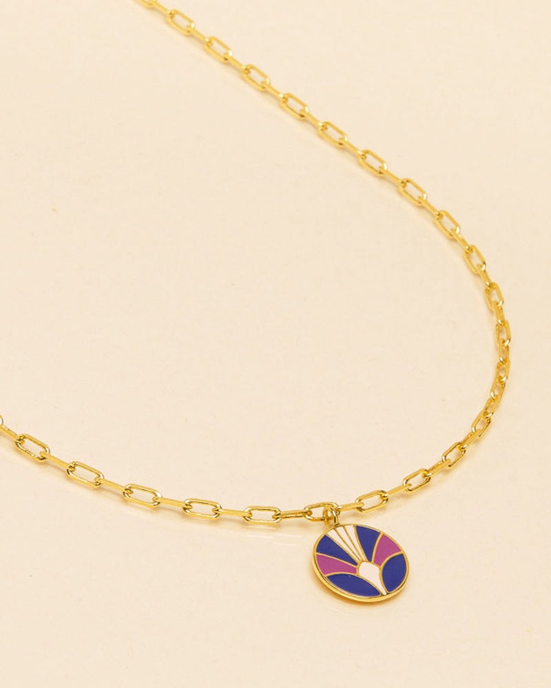 Une a Une Jay Necklace - Bordeaux