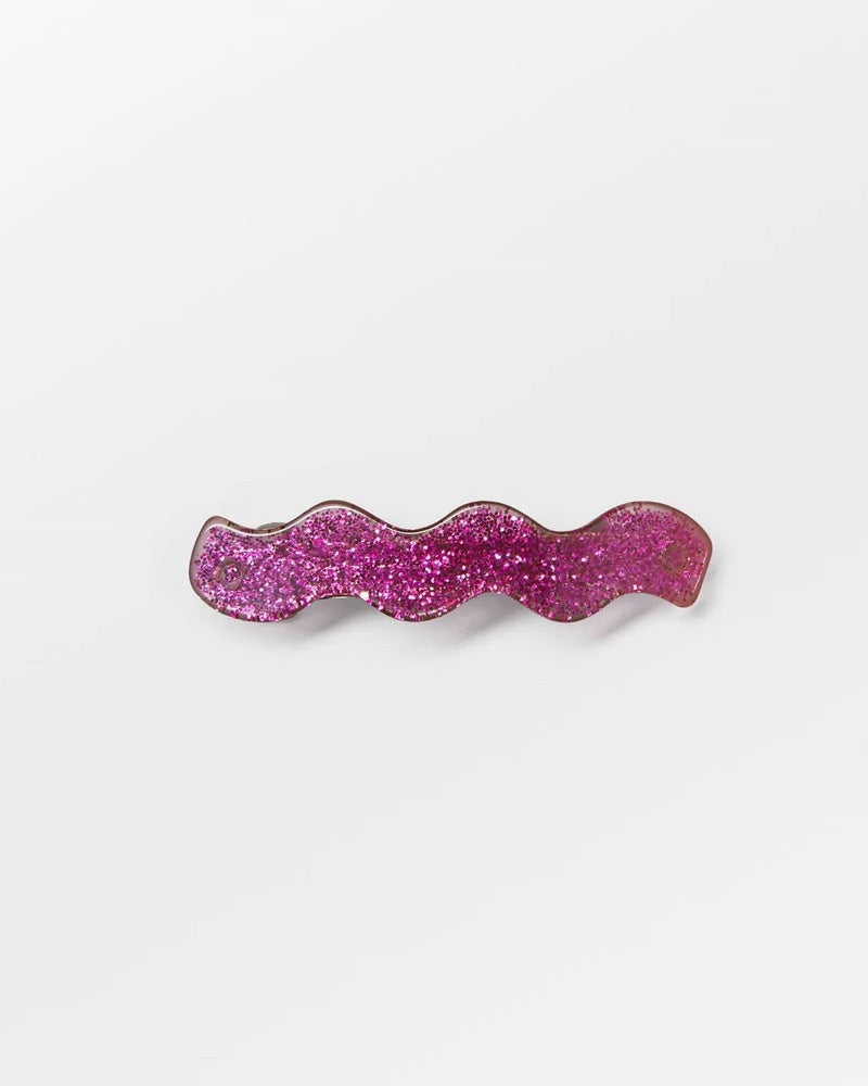 Becksondergaard Gliz Wave Hair Clip - Ibis Rose