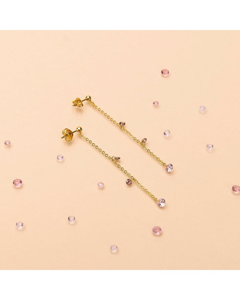 Une a Une Goutte Earrings - Lavender