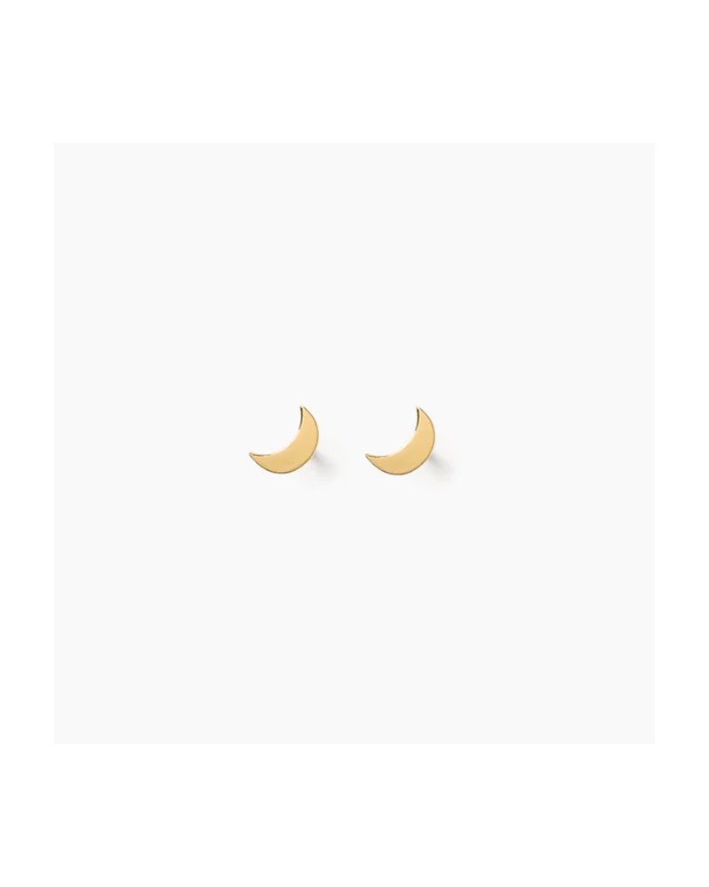 Wanderlustlife Luna Crescent Stud Earrings