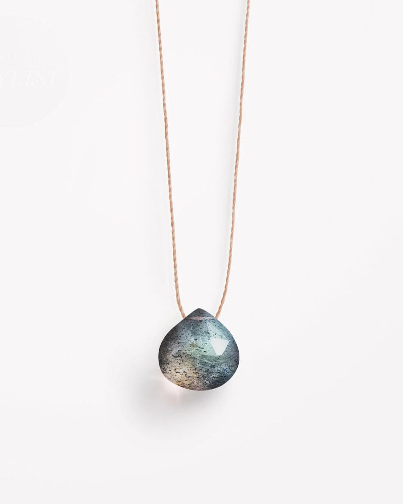 Wanderlustlife Fine Cord Necklace - Labradorite