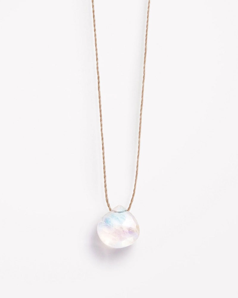 Wanderlustlife Fine Cord Necklace - Moonstone