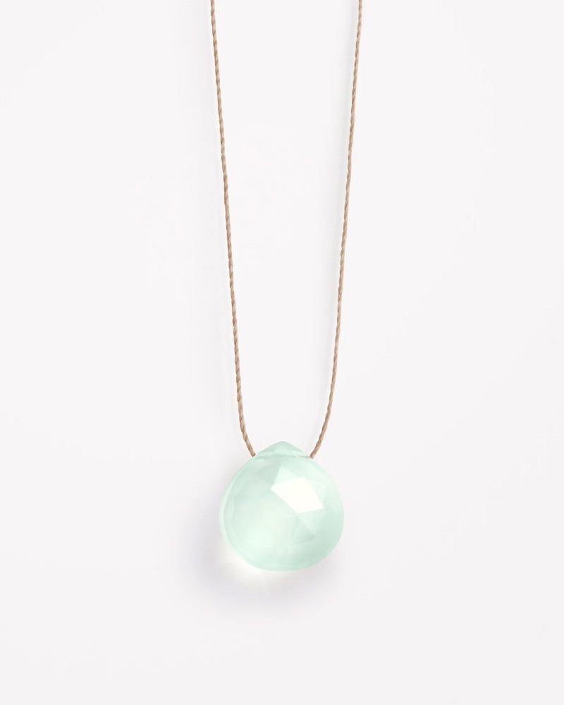 Wanderlustlife Fine Cord Necklace - Chalcedony