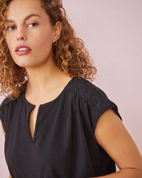 Des Petits Hauts Hemette Tee - Black