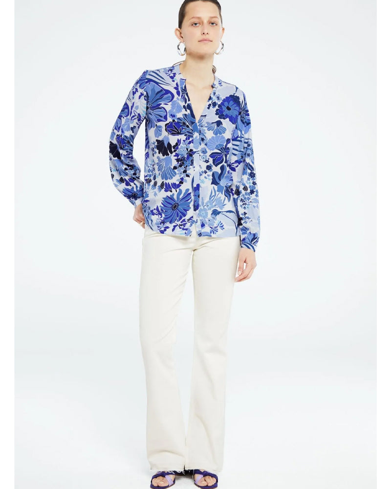 Fabienne Chapot Frida Blouse - Riad Blue
