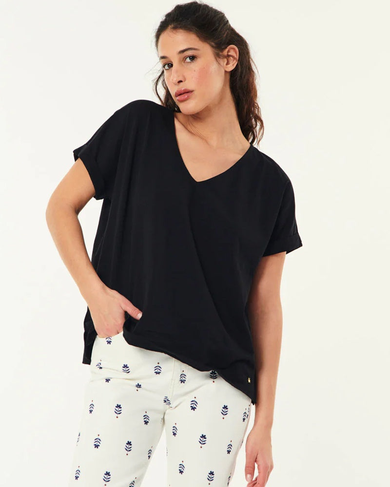 Des Petits Hauts Zaeline Tee - Black