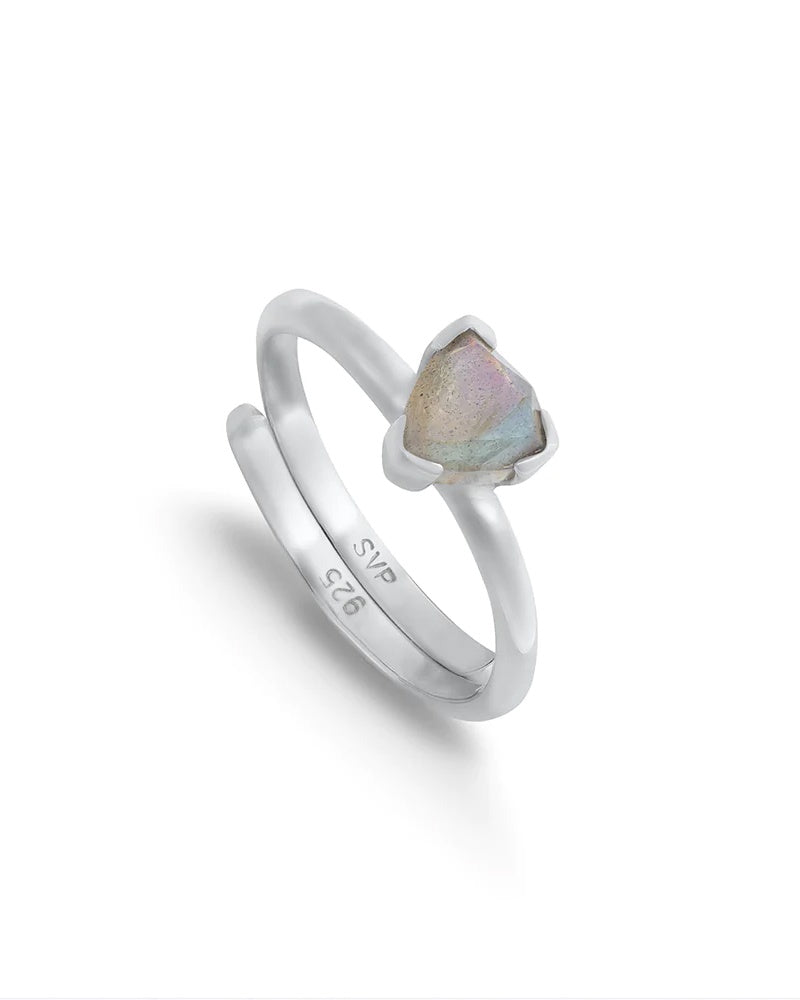 SVP Audie Silver Ring - Labradorite