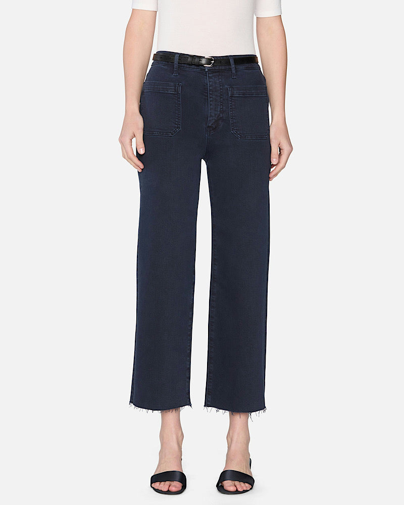 Frame Anchor Pants - Navy Raw Fray