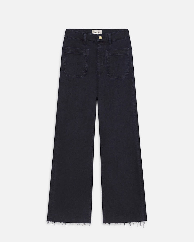 Frame Anchor Pants - Navy Raw Fray