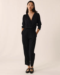 Des Petits Hauts Rafou Jumpsuit - Black