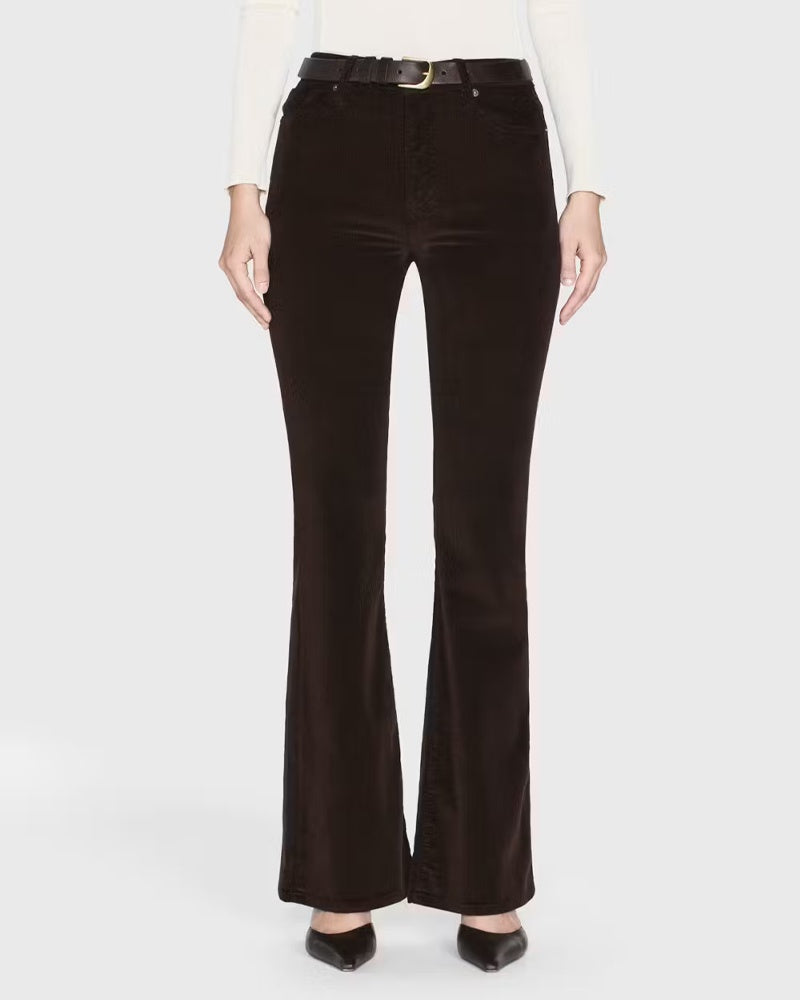 Frame Le Easy Flare Jeans - Espresso Cord