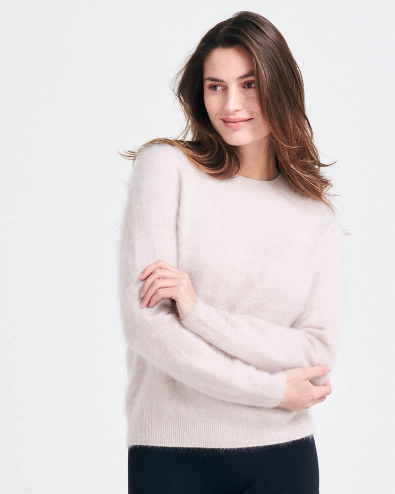 Jumper 1234 Brushed Crew Jumper - Tuile