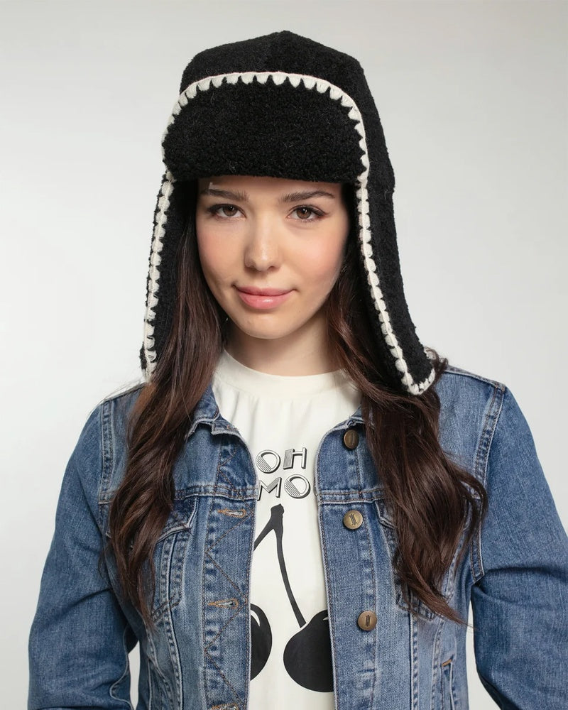 Nooki Danika Trapper Hat - Black