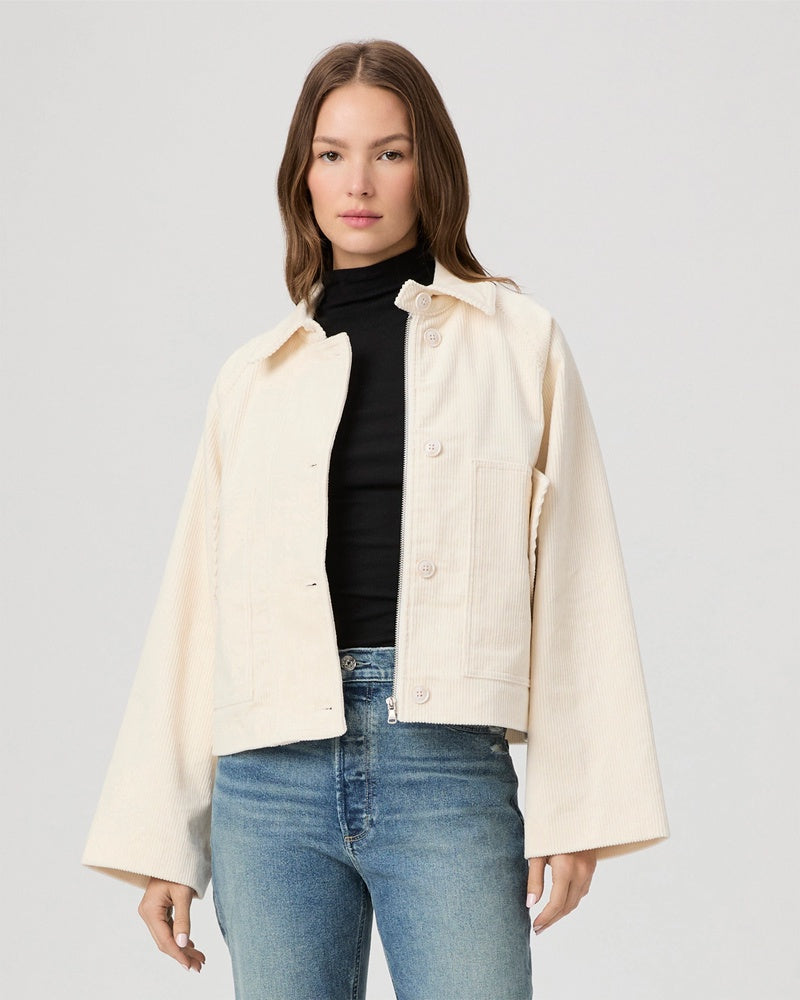 Paige Tylee Jacket  - Ivory Cord