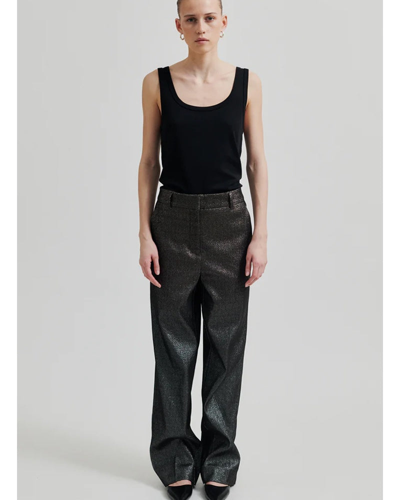 Second Female Rave Trousers - Black/Silver