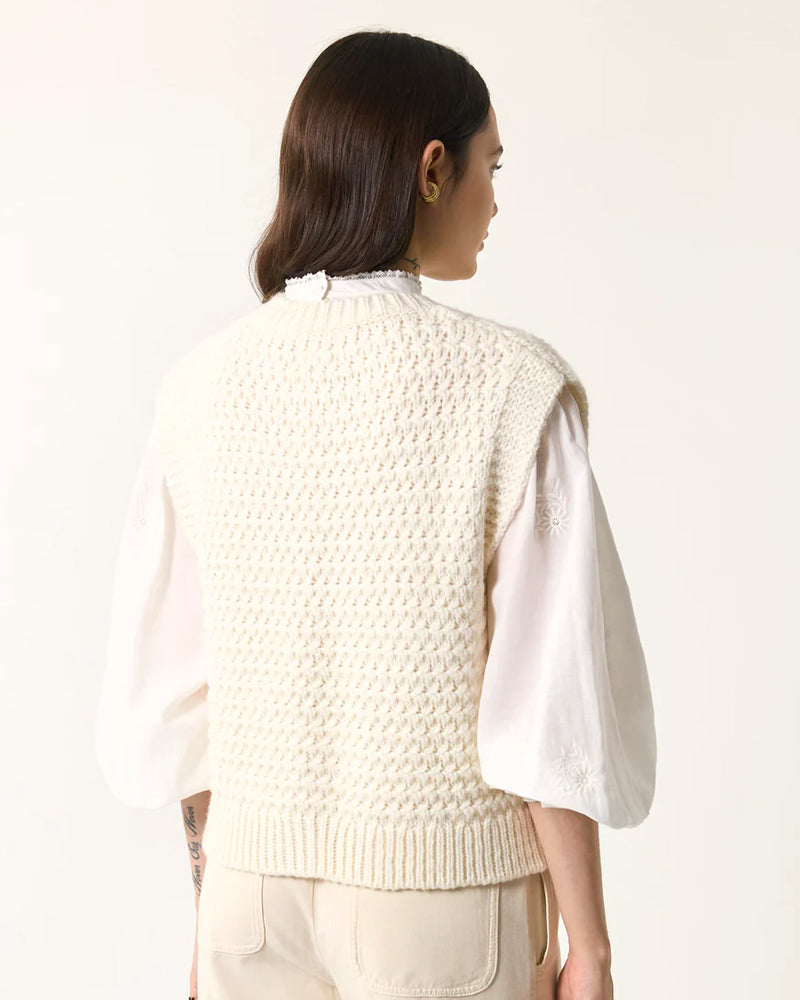 Des Petits Hauts Aster Cardigan - Cream