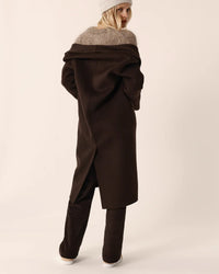 Des Petits Hauts Neron Coat - Brown