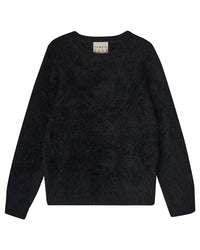 Jumper 1234 Brushed Crew Jumper - Black