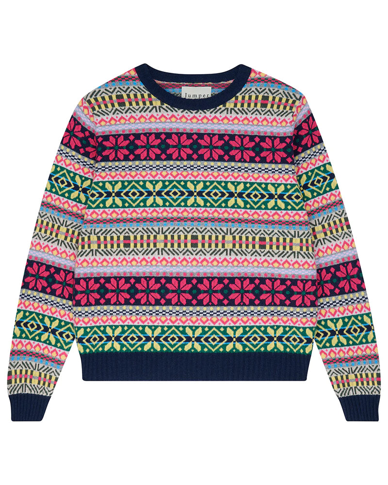 Jumper 1234 Multi Fairisle Crew Jumper