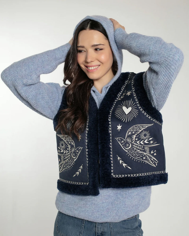 Nooki Freebird Gilet - Navy