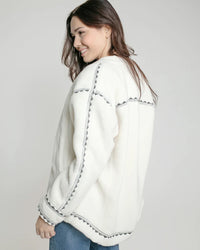 Nooki Poppy Borg Jacket - Cream