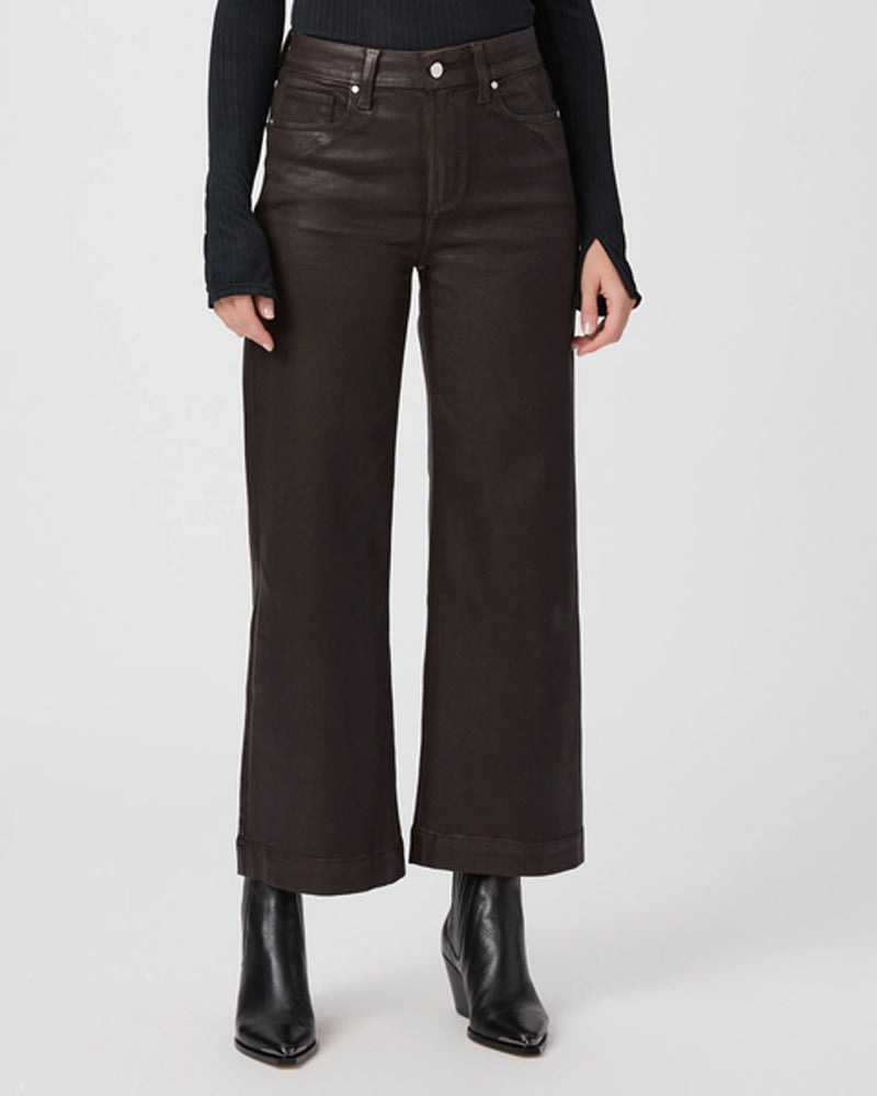 Paige Anessa Jeans - Chicory Coffee Luxe Coating