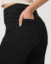 Paige Cindy 30 Jeans - Black Caviar