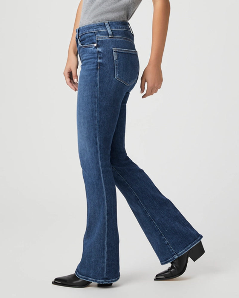 Paige High Rise Laurel Canyon Jeans - A Capella