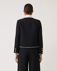 Suncoo Donna Jacket - Black Tweed