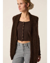Des Petits Hauts Alvine Cardigan - Coffee
