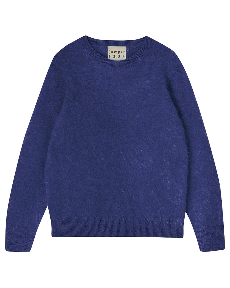 Jumper 1234 Brushed Crew Jumper - Sea