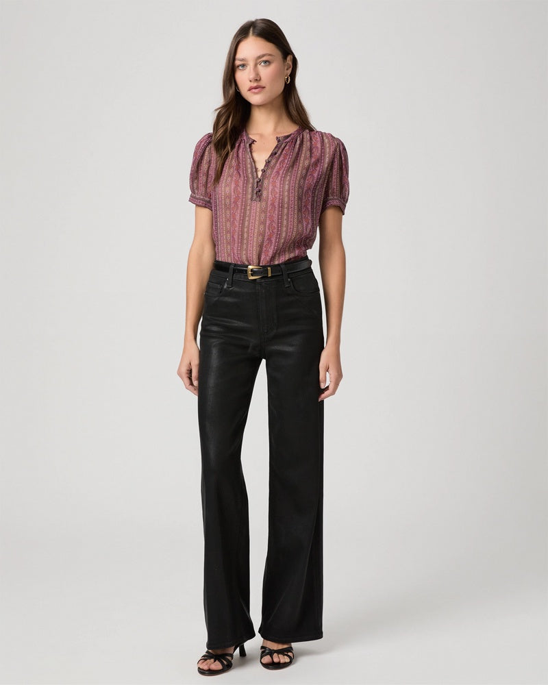 Paige Anessa 31 Jeans - Coated Black Fog Luxe