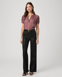 Paige Anessa 31 Jeans - Coated Black Fog Luxe