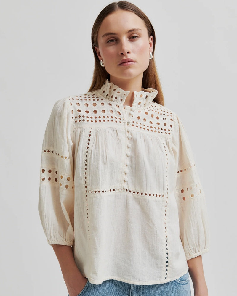 Second Female Brunie Blouse - Ecru