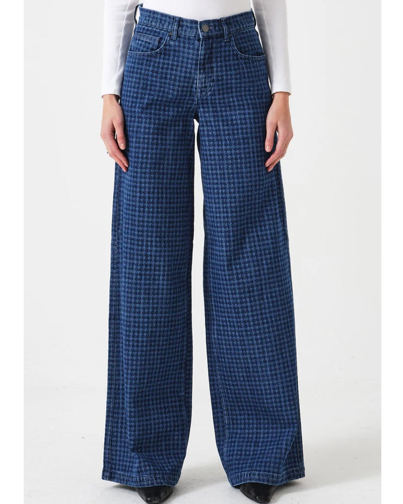 Seventy and Mochi Bay Jeans - Houndstooth