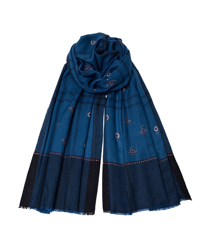Somerville Booty Pashmina - Blue
